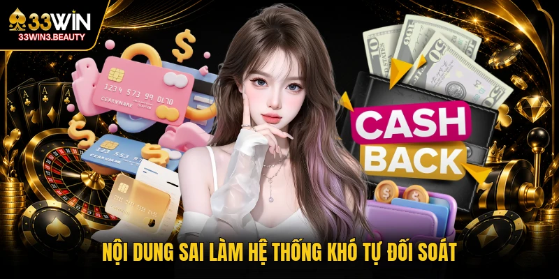 Nội dung sai làm hệ thống khó tự đối soát